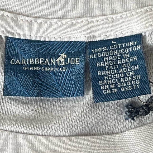 Caribbean Joe Womens Holiday 3/4 Length Sleeve Top - Size Large - Picture 4 of 5